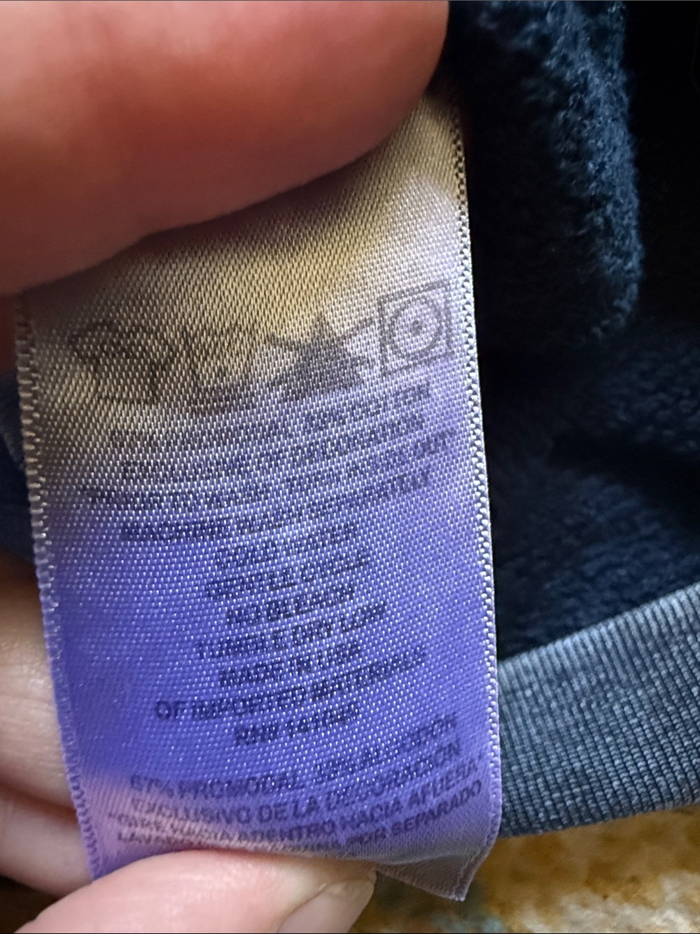 FREECITY Superfluff Lux Vintagebath Zip Hoodie - Space Dust 2/M - Picture 10 of 11